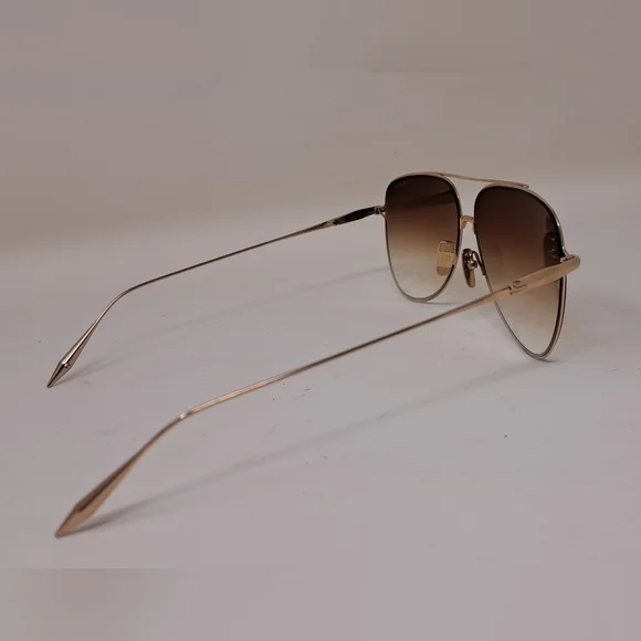 Dita Moddict DTS144-02 Aviator White Gold Brown  Gradient Gucci Mane 61-14-140 - Picture 7 of 15